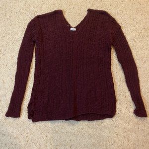 Oversized Maroon Sweater GARAGE